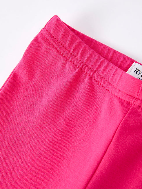 Christmas Santa Applique Striped Girls Set with Red Ruffle Trim